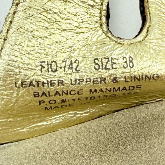 Alegria FIONA Copper Snakeskin Wedge Triple Strap Slide Support Sandals - Picture 16 of 16